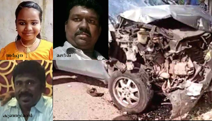 ആലുവായില്‍ പിതാവും മകളുമടക്കം മൂന്നുപേര്‍ കാറിടിച്ച് മരിച്ചു