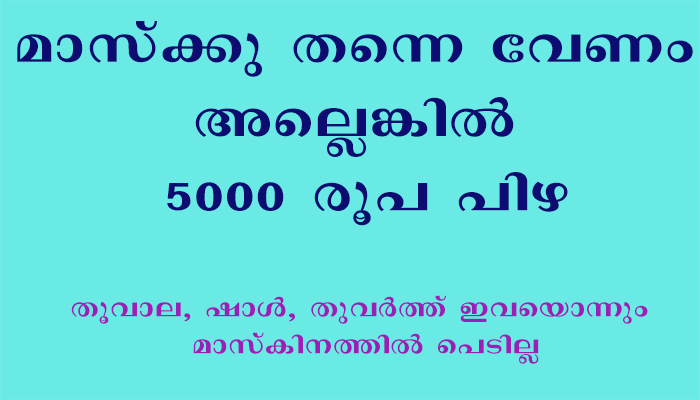 മാസ്‌ക് നിര്‍ബന്ധമാക്കി. ഉപയോഗത്തെ  പറ്റി അറിയേണ്ടതെല്ലാം