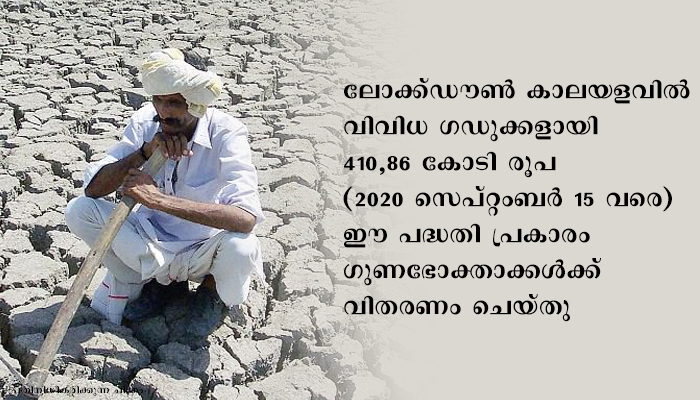 കാര്‍ഷിക മേഖലയുടെ സുഗമമായ പ്രവര്‍ത്തനത്തിന്  കേന്ദ്ര ഗവണ്‍മെന്റ് സ്വീകരിച്ച നടപടികള്‍