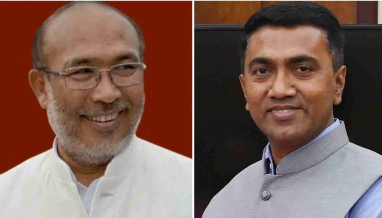 മുഖ്യമന്ത്രി പദം: ഗോവയിലും മണിപ്പുരിലും സാവന്തിനും ബീരേനും സാധ്യത