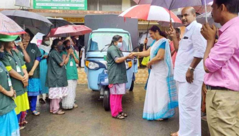 കിടങ്ങൂരിൽ ഹരിത കർമ്മസേനയ്ക്ക് ഇ-ഓട്ടോ