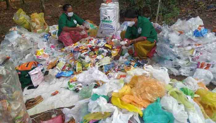 അജൈവ മാലിന്യ ശേഖരണത്തില്‍ നിന്ന് ആമ്പല്ലൂരിന് ലഭിച്ചത് 2.30 ലക്ഷം രൂപ നിര്‍മാര്‍ജനം ചെയ്തത് 50 ടണ്‍ മാലിന്യം