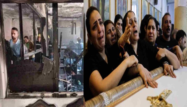 ഈജിപ്തില്‍ പള്ളിയില്‍ തീപിടിത്തം: മരണം 41 ആയി