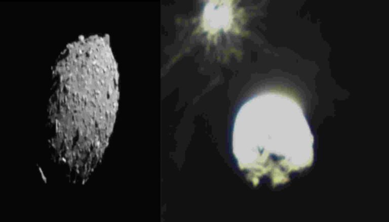 ദിമോര്‍ഫസ് ഛിന്നഗ്രഹത്തെ ആക്രമിച്ച് നാസ