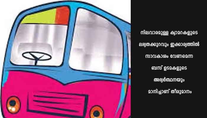 ബസ്സുകളിൽ ക്യാമറ ഘടിപ്പിക്കുവാനുള്ള സമയപരിധി മാർച്ച് 31 വരെ നീട്ടി; മന്ത്രി ആന്റണി രാജു