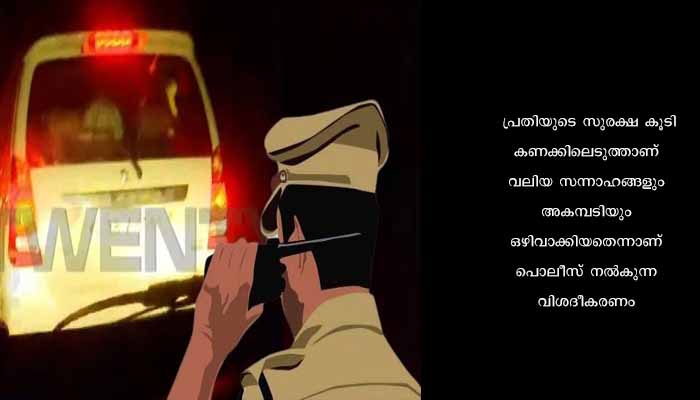 ട്രെയിൻ തീവയ്പ്പ് കേസിൽ എസ്‌കോട്ടില്ലാതെ കോഴിക്കോട്ടേക്ക് എത്തിച്ചത് പൊലീസ് തന്ത്രമാണെന്ന് പോലീസിന്റെ വിശദീകരണം