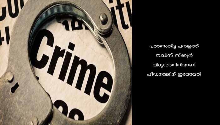 പന്തളത്ത് ഭിന്നശേഷി വിദ്യാർഥിനിയെ പീഡിപ്പിച്ചു