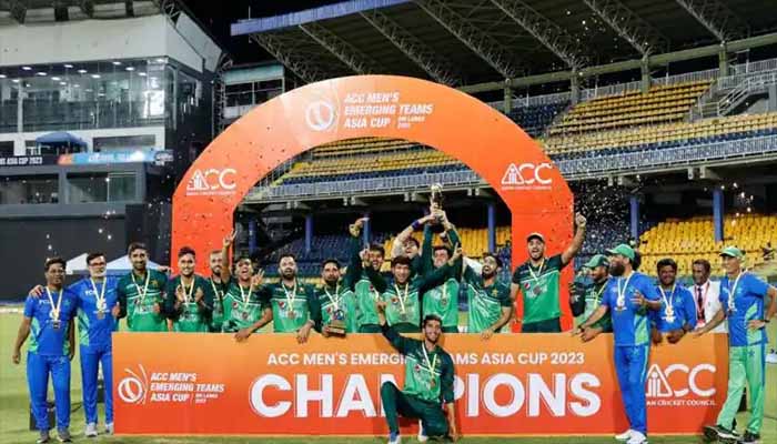 യുവനിര എമേര്‍ജിങ് ഏഷ്യ കപ്പ് ഉയര്‍ത്തി പാകിസ്ഥാന്‍