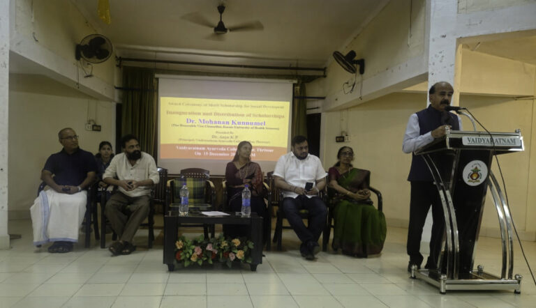 വൈദ്യശാസ്ത്ര രചനകൾ മലയാളത്തിൽ പ്രസിദ്ധീകരിക്കും:  വൈസ് ചാൻസിലർ ഡോക്ടർ മോഹനൻ കുന്നുമ്മൽ