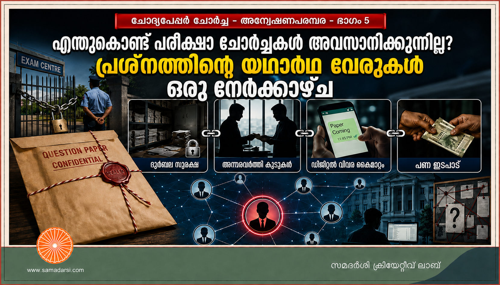എന്തുകൊണ്ട് പരീക്ഷാ ചോർച്ചകൾ അവസാനിക്കുന്നില്ല? പ്രശ്നത്തിന്റെ യഥാർഥ വേരുകൾ ഒരു നേർക്കാഴ്ച